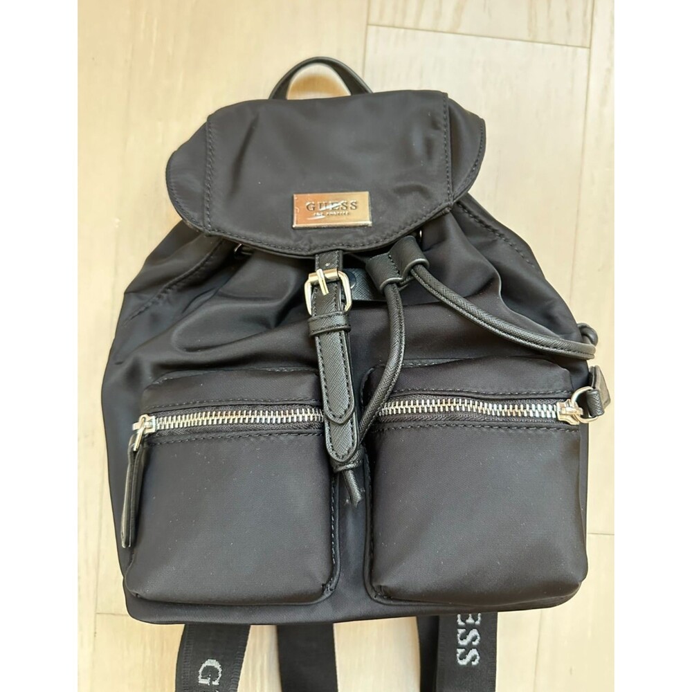 Guess Mini Backpack Y2K 90s Drawstring Festival Gear Classic Daytrip Bag New